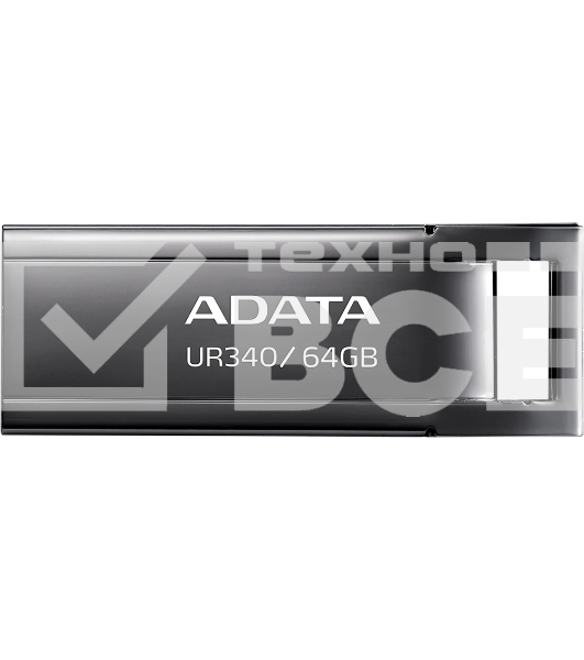 Флеш диск A-Data 64Gb UR340 AROY-UR340-64GBK USB3.2 черный