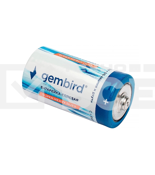 Батарейки солевые Gembird GB-R14P-4B, тип С(R14P), 4шт, коробка