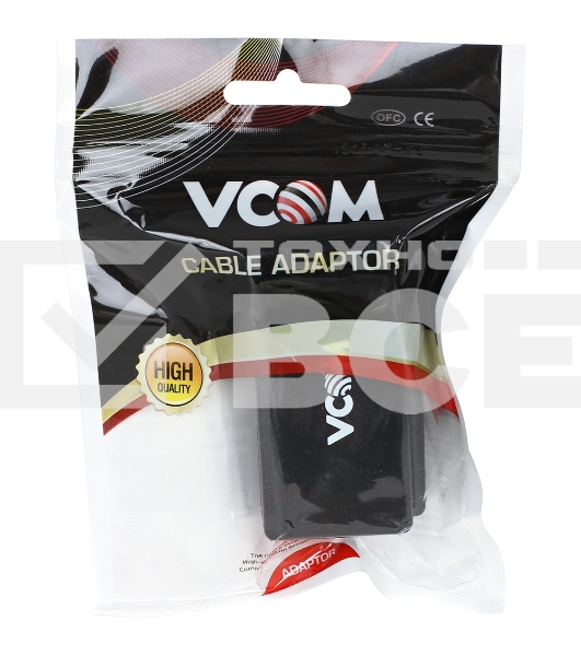 Соединительный бокс для витой пары UTP cat. 5e, 6 T568A/B, IDC: krone, черный VCOM <NM211>