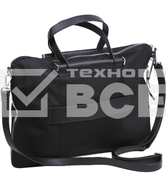 Деловая сумка женская Piquadro Lyra CA4021W92T/N с отделением для ноутбука черный ткань/натур.кожа