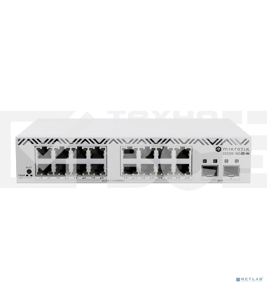 Коммутатор на 16 гигабитных портов и 2 SFP+ MikroTik CSS318-16G-2S+IN