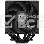 Кулер для процессора PCCooler RT620 Digital BK (250W, 4-pin PWM, LED temp., 157mm, 6x6mm, 2x120мм, 73.32CFM, 34.9dBA, 2200RPM, S: 1851/1700/1200/115X, AM5/AM4, черный), фото10