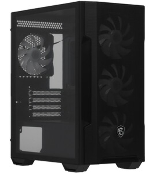 Компьютерный корпус MSI MAG FORGE M100R 1xUSB 3.0, 2xUSB 2.0, 4x120мм ARGB Fan, ARGB Control Board, Tempered Glass Window, Brown Box (932220)