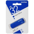 Флешка USB Smartbuy CLUE Blue (SB32GbCLU-BU), 32Gb, USB 2.0, R/W 15/5, синий, фото2