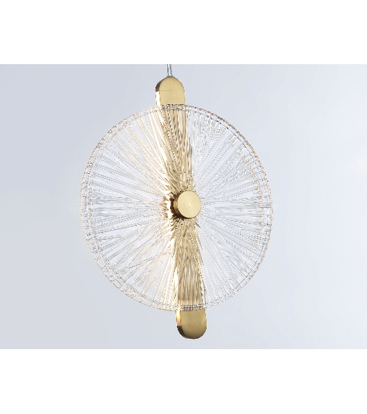 Светильник Ambrella light LH31147 BS/CL латунь/прозрачный 13W 3000K 280*60*350