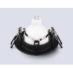 Встраиваемый точечный светильник Ambrella light TN102816 BK черный GU5.3 D80*28, фото5