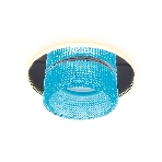 Светильник Ambrella light TN351 CH/BL хром/голубой GU5.3+3W (LED COLD) D95*45, фото6