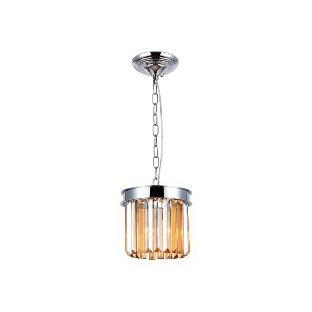 Светильник Ambrella light TR5102 CH/TI хром/янтарь E14 max 40W D200*575