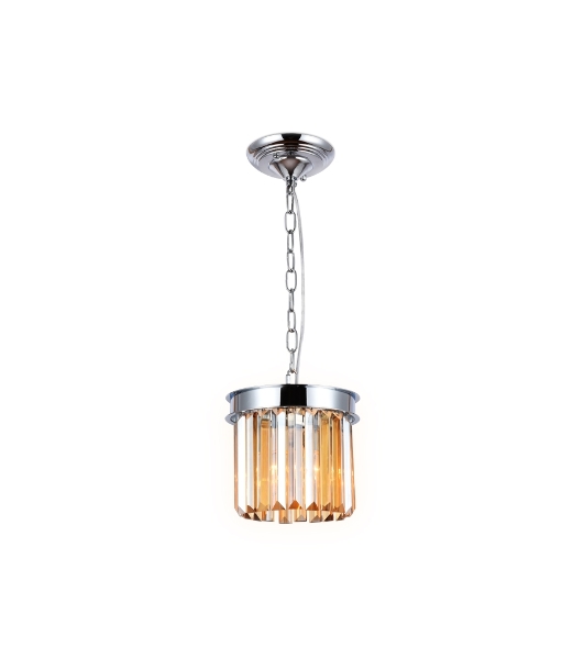 Светильник Ambrella light TR5102 CH/TI хром/янтарь E14 max 40W D200*575