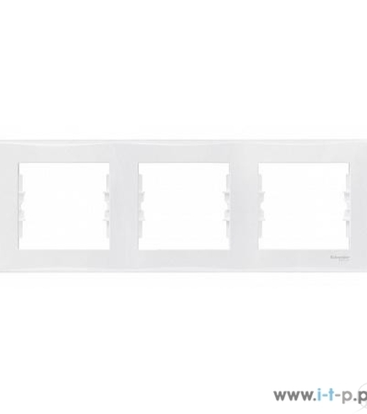 Рамка 3-м Sedna горизонт. бел. SchE SDN5800521