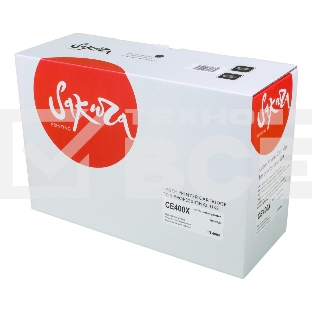 Картридж Sakura CE400X для HP Enterprise 500 Color M551n/525f/525dn/570/575, черный, 11000 к.