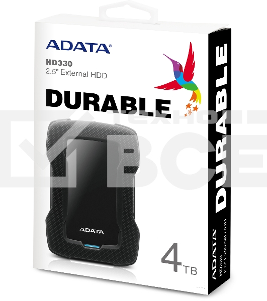 Внешний жесткий диск 4TB ADATA HD330, 2,5
