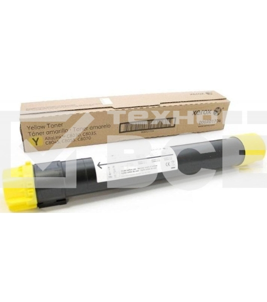 Картридж лазерный XEROX AltaLink C8030/35/45/55/70 желтый (15,0K)
