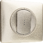 Лицевая панель для выключателя с индикацией титан, фото3