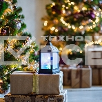 Декоративный фонарь NEON-NIGHT 11х11х22,5 см, черный корпус, цвет свечения RGB с эффектом мерцания NEON-NIGHT, фото2
