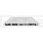 Коммутатор CRS354-48P-4S+2Q+RM Cloud Router Switch 354-48P-4S+2Q+RM with 48 x Gigabit RJ45 LAN (all PoE-out), 4 x 10G SFP+ cages, 2 x 40G QSFP+ cages, RouterOS L5, 1U rackmount enclosure, 750W PSU, фото2