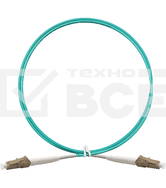 Патч-корд волоконно-оптический ExeGate FC-S-503-LC-LC-1M-LSZH (Шнур ВО MM 50/125 (OM3), LC/UPC-LC/UPC, Simplex, LSZH, 1м)