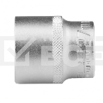 Головка торцевая, 27 мм, 12-гранная, CrV, под квадрат 1/2', хромированная Stels, фото4