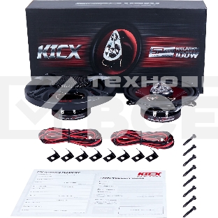 Колонки автомобильные Kicx SP 133 100Вт 89дБ 4Ом 13см (5дюйм) (ком.:2кол.) коаксиальные трехполосные