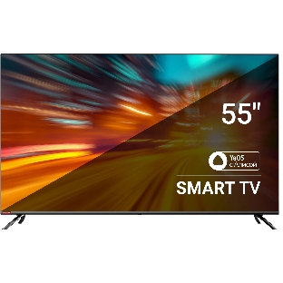 Телевизор SunWind 55' SUN-LED55XU401 черный LED UHD 60Hz Яндекс ТВ