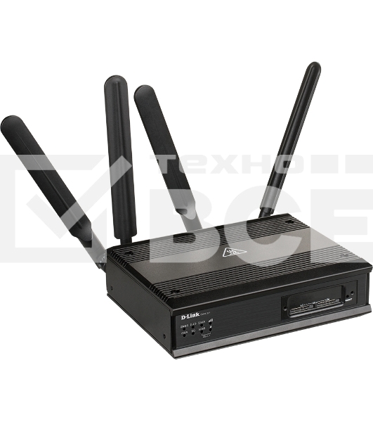 Маршрутизатор DWM-321 AC1200 Wi-Fi LTE M2M Router, 1000Base-T WAN/LAN, 2x1000Base-T LAN, 2 detachable LTE antennas, 2 detachable Wi-Fi antennas, 2xUSIM/SIM slots, GPS/GLONASS support