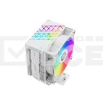 Кулер PCCooler R400 ARGB белый 92мм алюминий+медь 2200rpm 30db 4-pin 180W 133мм, фото6