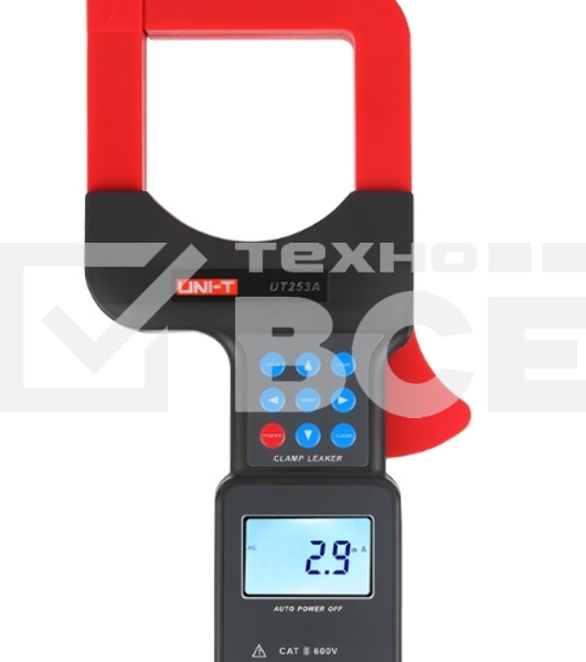 Токоизмерительные клещи UT253A , 600В, 1200А, 60МОм, увеличенные зажимы