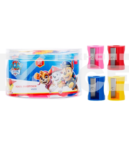 Точилка для карандашей ручная Deli EH559 Paw Patrol 1 отверстие пластик ассорти