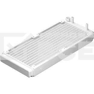 Система охлаждения/ PCCooler DA360 ARGB WH (280W, 360mm, White, ARGB/ Fans: 3x120mm, 72.1CFM, 33.8dBA, 1800RPM/ Pump height 55mm, 28dBA, 3000RPM, Rad thickness 27mm/ S: 1851, 1700, 1200, 20XX, 115X, AM5, AM4)