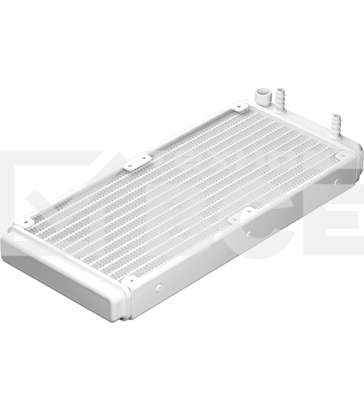 Система охлаждения/ PCCooler DA360 ARGB WH (280W, 360mm, White, ARGB/ Fans: 3x120mm, 72.1CFM, 33.8dBA, 1800RPM/ Pump height 55mm, 28dBA, 3000RPM, Rad thickness 27mm/ S: 1851, 1700, 1200, 20XX, 115X, AM5, AM4)
