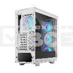 Корпус ПК без блока питания Fractal Design Meshify 2 Compact RGB TG Light Tint, Midi-Tower, 4x120mm RGB, 2xUSB-A 3.2 + 1xUSB 3.2 Type-C ATX, mATX, mITX White, фото12