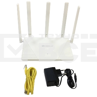 Роутер беспроводной Origo OWR3030AXG (OWR3030AXG/A1A) AX1800 10/100/1000BASE-T белый