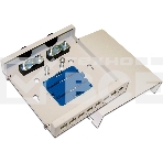 Кросс оптический LANMASTER настенный, металлический, на 8 SC адаптеров, фото4