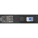 Вертикальный блок розеток с автоматом защиты ExeGate ServerPro PDU-V213 Al-10C1310S-T-1P (19', 1U, Алюминий, 10 IEC 320 C13, 10 Schuko, клеммная колодка, 16A, автомат защиты, черный, RTL), фото6