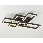 Потолочный светодиодный светильник Ambrella light FA1002/2+2 BK черный 65W 3000K-6400K 550*453*130 (ПДУ ИК), фото5