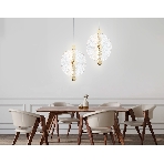 Светильник Ambrella light LH31147 BS/CL латунь/прозрачный 13W 3000K 280*60*350, фото 1