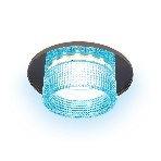 Светильник Ambrella light TN351 CH/BL хром/голубой GU5.3+3W (LED COLD) D95*45, фото5