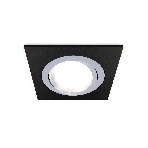 Комплект встраиваемого поворотного светильника Ambrella light XC7632082 SBK/PSL черный песок/серебро полированное MR16 GU5.3 (C7632, N7003), фото3