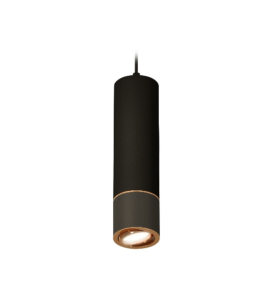Светильник Ambrella Light XP7402050 SBK/PYG черный песок/золото желтое полированное MR16 GU5.3 (A2311,C7456,A2072,C7402,N7004)