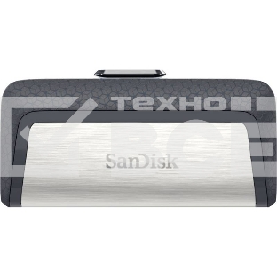 Флеш диск Sandisk 64Gb Ultra Dual SDDDC2-064G-G46 USB3.0 серый/узор
