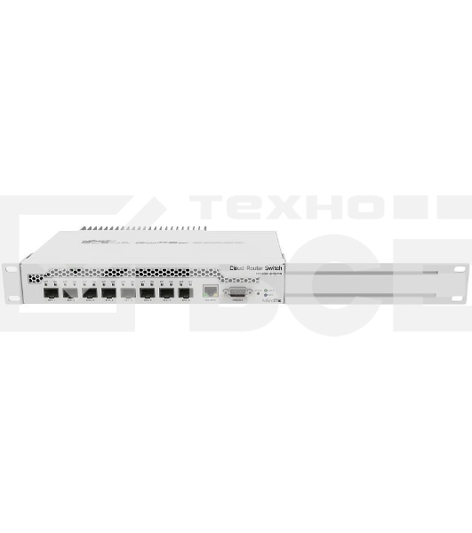 Коммутатор MikroTik CRS309-1G-8S+IN 8 SFP+, dual-core 800MHz CPU, 512MB RAM, POE, RS232 serial port