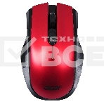 Мышь беспроводная Acer OMR032 черный/красный, 1600 dpi, радиоканал, USB, кнопки - 4, фото 1