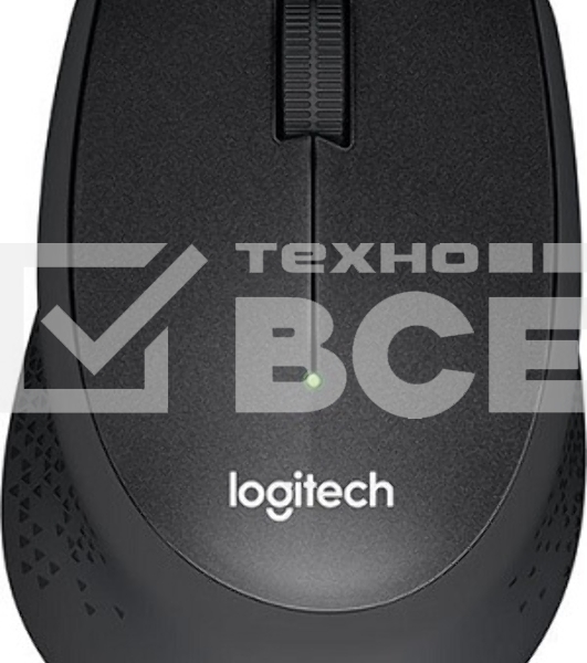 Мышь беспроводная Logitech M330 SILENT PLUS черный, 1000 dpi, радиоканал, USB, кнопки - 3