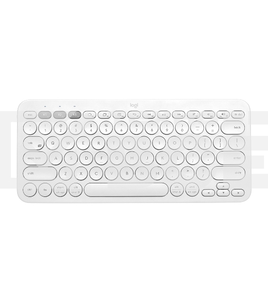 Клавиатура Logitech K380 беспроводная, Bluetooth, белый
