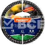 Леска для садовых триммеров Patriot Profline d=2.0мм L=15м (805402201), фото 1