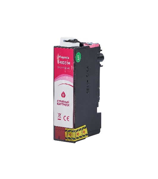 Картридж струйный Sakura C13T40D340 (T40D3 M) для Epson, пурпурный, 56 мл.