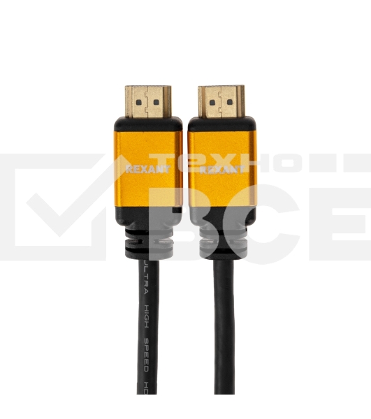 Кабель REXANT HDMI - HDMI 2.1 длина 1.5 метра GOLD