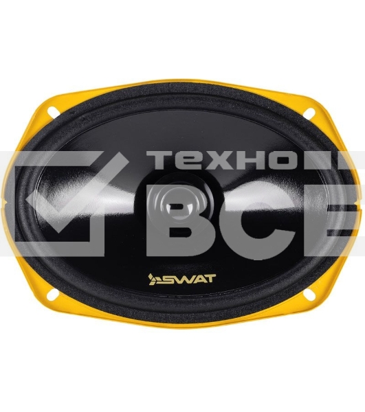Колонки автомобильные Swat SP-H69v2 280Вт 90дБ 4Ом 15x23см (6x9дюйм) (ком.:2кол.) широкополосные однополосные
