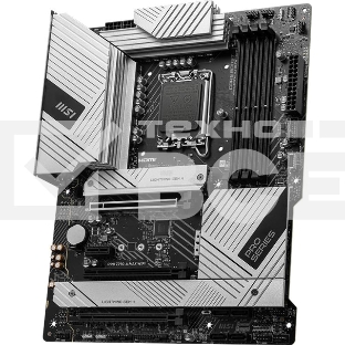 Материнская плата MSI PRO Z790-A MAX WIFI, LGA 1700, Intel Z790, 4xDDR5, 6xSATA, 4xM.2, 1xPCI-E 5.0 x16, 1xPCI-E 4.0 x16, 1xPCI-E 3.0 x16, 1xPCI-E x1, 1xHDMI, 1xDP, 1x2.5Gb LAN, 2xUSB-A 2.0, 2xUSB-A 3.2 Gen 1, 3xUSB-A 3.2 Gen 2, 1xUSB-C 3.2 Gen 2x2, 5x3.5