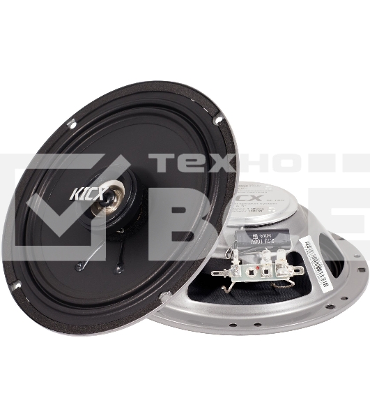 Колонки автомобильные Kicx SL-165 100Вт 91дБ 4Ом 16.5см (6 1/2дюйм) (ком.:2кол.) коаксиальные двухполосные